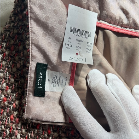 J. Crew Tweed Skirt size 10 NWT - Picture 4 of 5